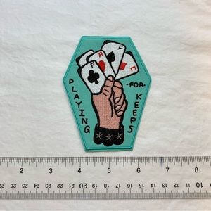 Playing for Keeps Gamble Sew On Patch